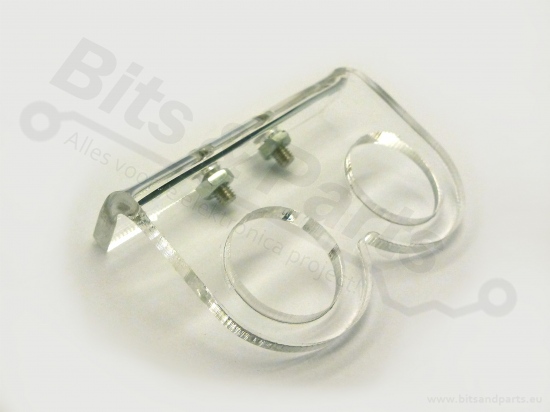 Houder/mounting bracket voor Ultrasone sensor HC-SR04 helder